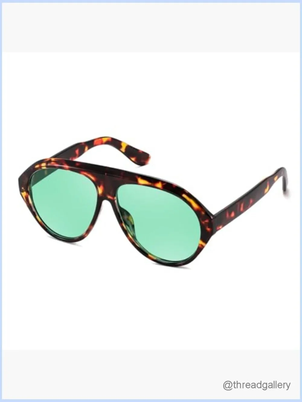 Retro Oversized Aviator Sunglasses UV400 Protection Shades